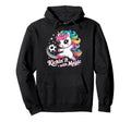 Unicorn Soccer Goalie Player Kickin It Hoodie - Trendy Graphic Men Women - T-Shirt, Sweatshirt, Hoodie