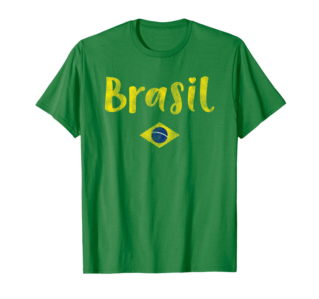 Brazilian Flag Brazil Souvenir And Brasil T-Shirt - Minimalist Print Unisex - T-Shirt, Sweatshirt, Hoodie