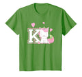 Letter K Monogram Unicorn Gift T-Shirt - Trendy Graphic Men Women - T-Shirt, Sweatshirt, Hoodie