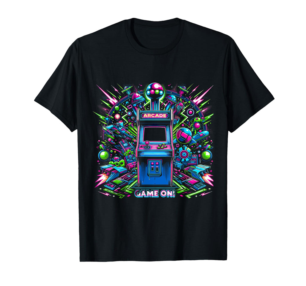 Arcade Blast Gameon Extravaganza T-Shirt - Casual Everyday Wear Unisex - T-Shirt, Sweatshirt, Hoodie