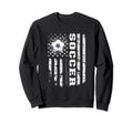 Soccer Usa Us Flag Soccer Coach Player Sweatshirt - Minimalist Print Unisex - T-Shirt, Sweatshirt, Hoodie