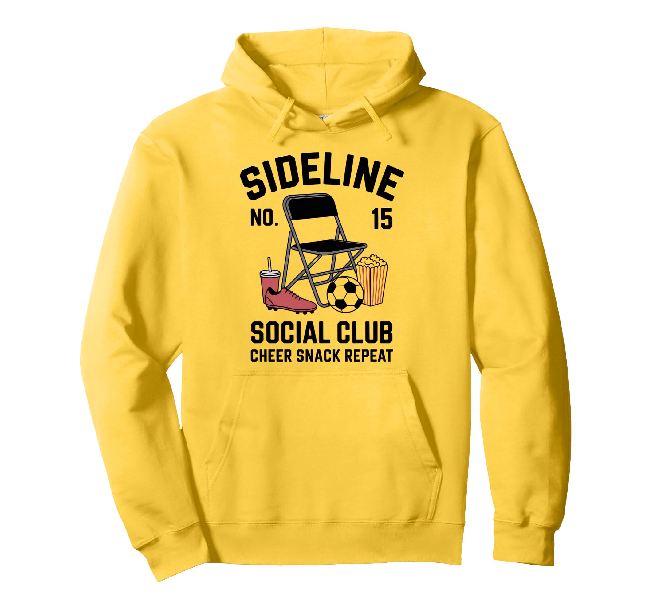 Sideline Social Club Soccer Mom Game Hoodie - Custom Art Print Men Women - T-Shirt, Sweatshirt, Hoodie