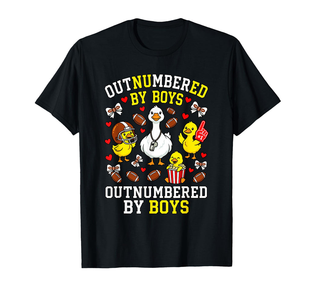 Outnumbered Ducklings Football Soccer T-Shirt - Graphic Print Men Women - T-Shirt, Sweatshirt, Hoodie