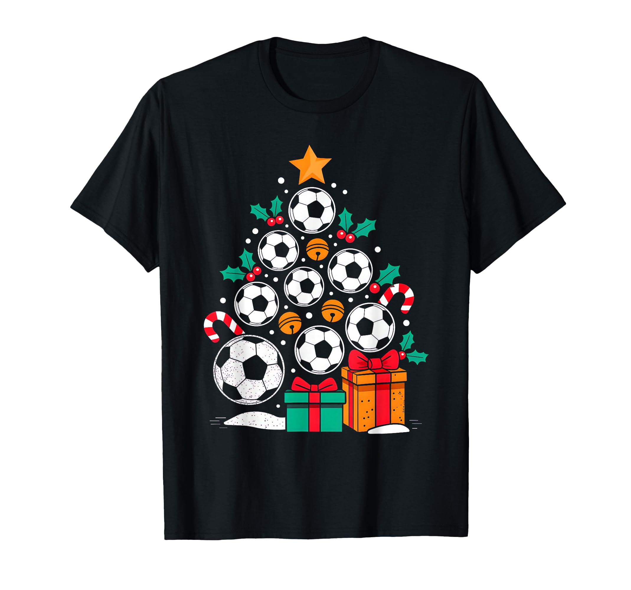 Funny Soccer Tree Lights Vibes T-Shirt - Streetwear Style for Adults - T-Shirt, Sweatshirt, Hoodie