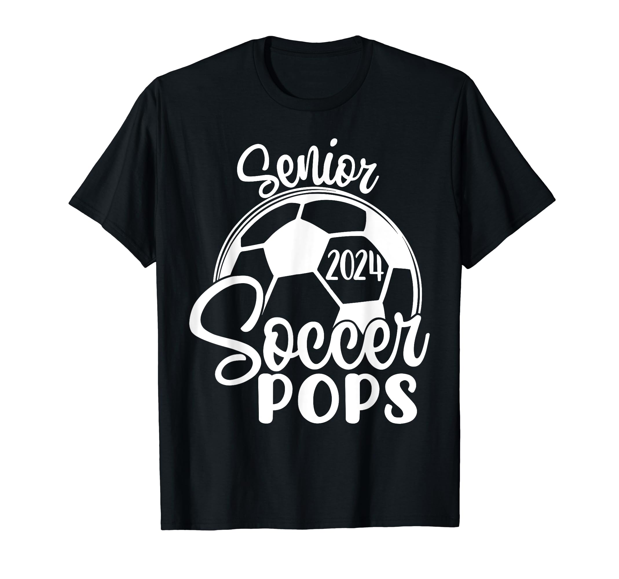 Senior Soccer Pops 2024 Class 2024 T-Shirt - Graphic Print for Adults - T-Shirt, Sweatshirt, Hoodie