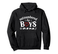 Outnumbered Funny Mom Soccer Family Hoodie - Streetwear Style for Adults - T-Shirt, Sweatshirt, Hoodie