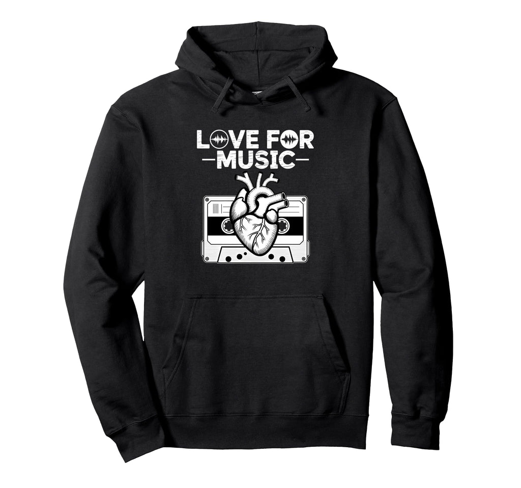 Hiphop Love Music Old School Beats Hoodie - Custom Art Print for Adults - T-Shirt, Sweatshirt, Hoodie