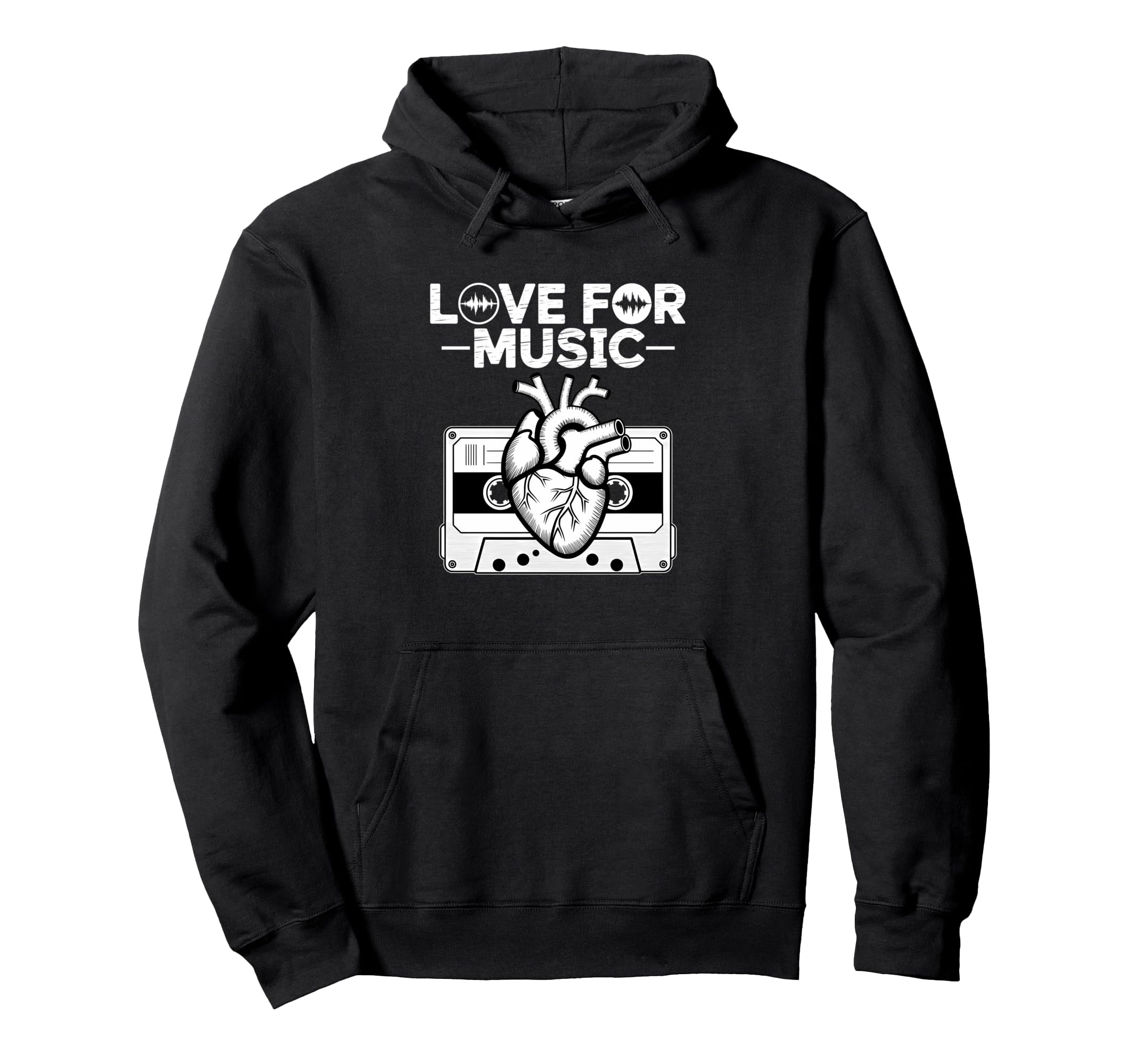Hiphop Love Music Old School Beats Hoodie - Custom Art Print for Adults - T-Shirt, Sweatshirt, Hoodie
