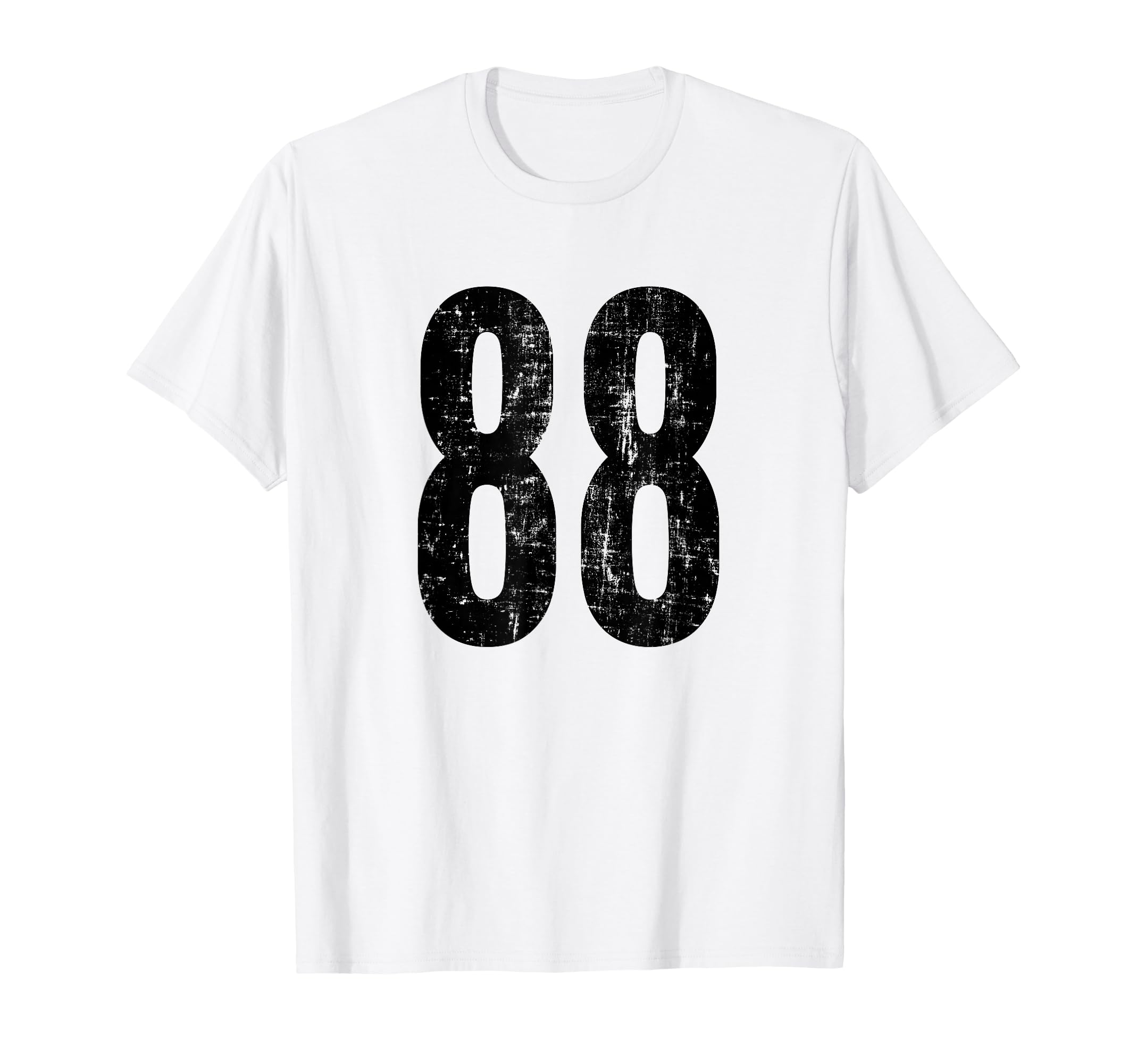 Number 88 Distressed Sport Team T-Shirt - Minimalist Print for Adults - T-Shirt, Sweatshirt, Hoodie