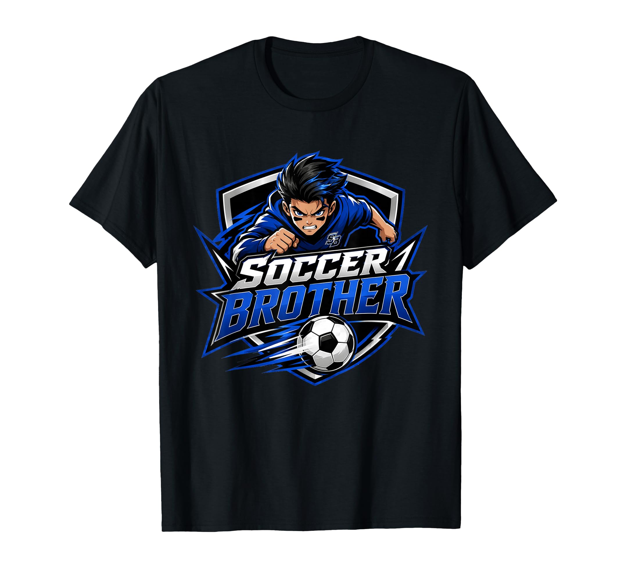 Soccer Team Mascot Logo Hoodie - Casual Everyday Wear for Adults - T-Shirt, Sweatshirt, Hoodie