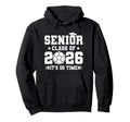 Senior Class 2026 Soccer Graduation Hoodie - Minimalist Print Unisex - T-Shirt, Sweatshirt, Hoodie