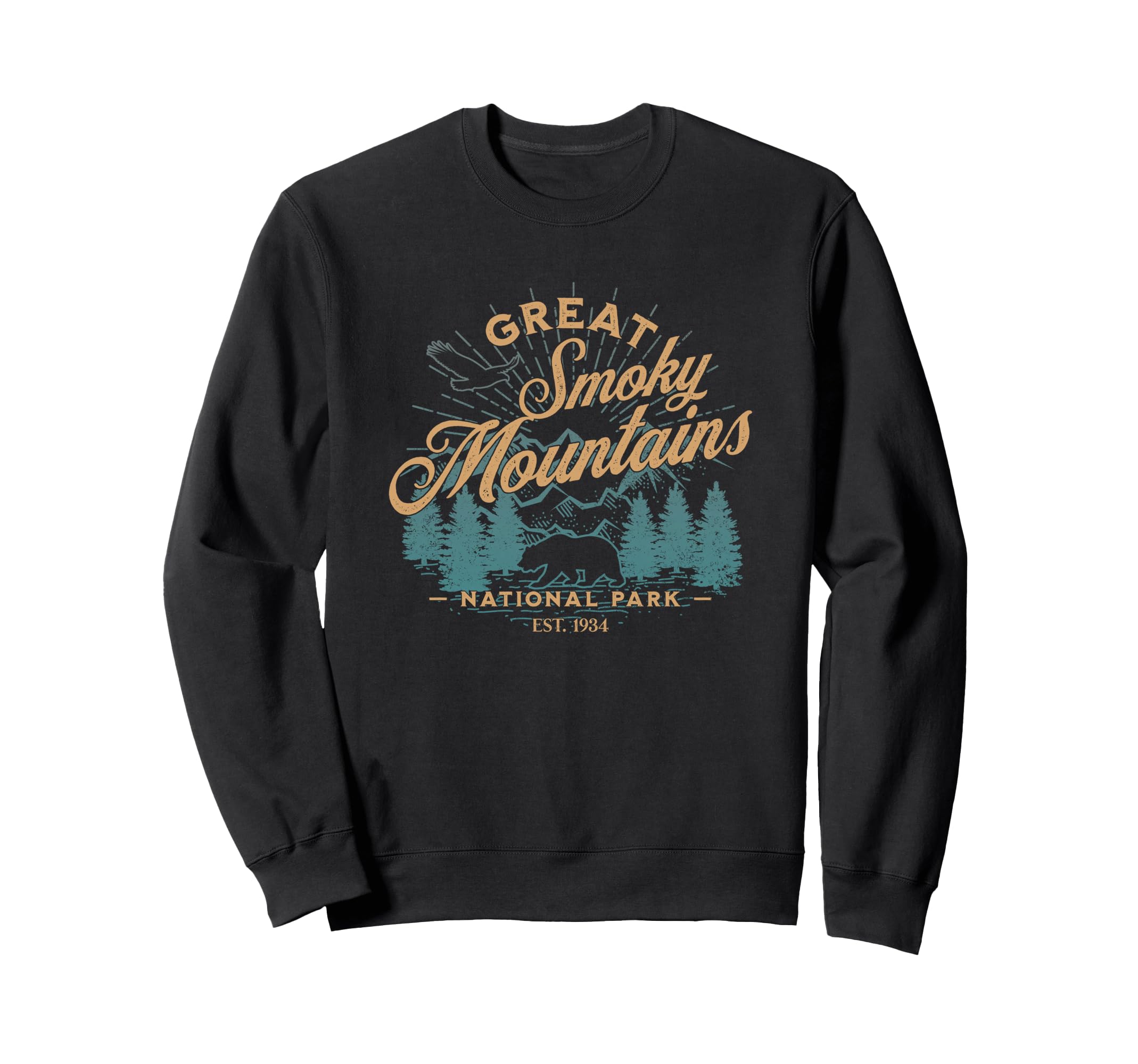 Great Smoky Mountains National Park Sweatshirt - Unique Graphic for Adults - T-Shirt, Sweatshirt, Hoodie