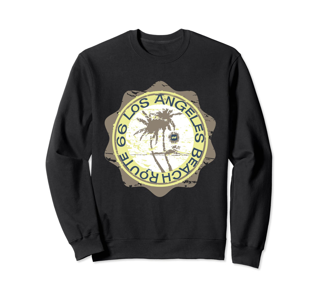 Route 66 Los Angeles Beach Sweatshirt - Streetwear Style for Adults - T-Shirt, Sweatshirt, Hoodie