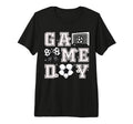 Soccer Coquette Bow Gameday Cheer T-Shirt - Casual Everyday Wear Men Women - T-Shirt, Sweatshirt, Hoodie
