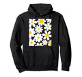 Daisy Flower Floral Pattern Hoodie - Custom Art Print for Adults - T-Shirt, Sweatshirt, Hoodie