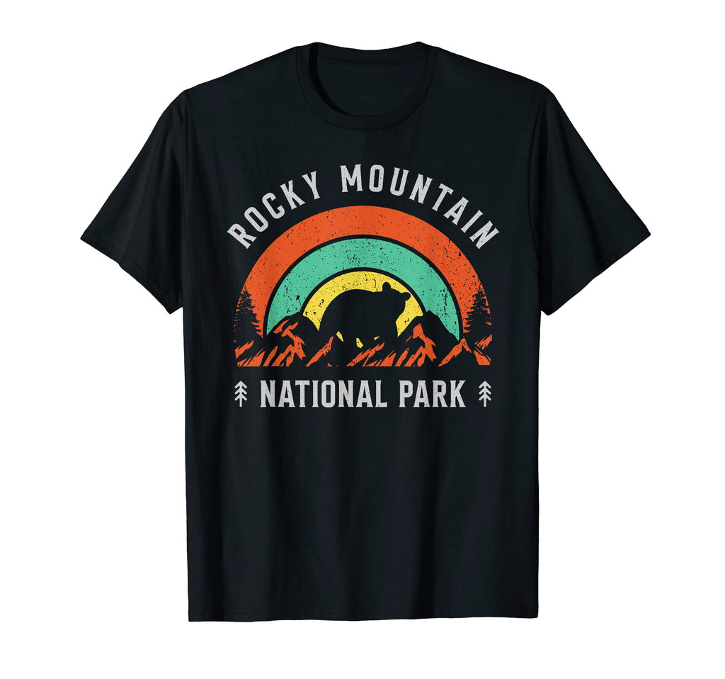 Rocky Mountain National Park Sunset T-Shirt - Fun Novelty Design for Adults - T-Shirt, Sweatshirt, Hoodie