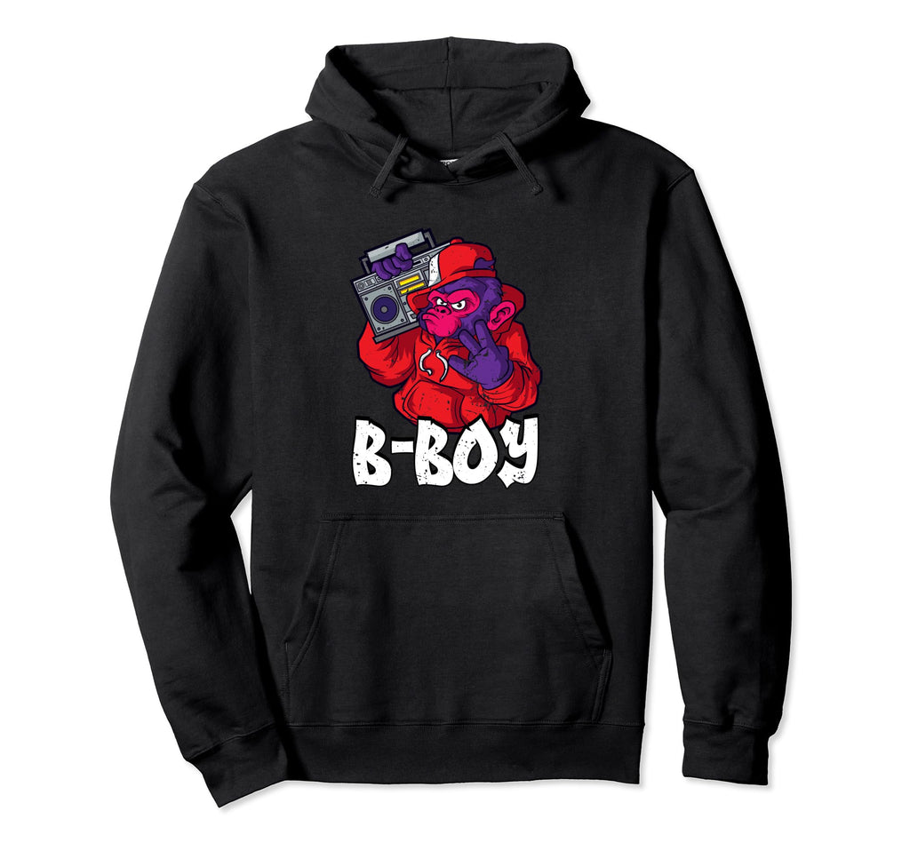 B Hip Hop Boombox Old School Rap Hoodie - Graphic Print Unisex - T-Shirt, Sweatshirt, Hoodie