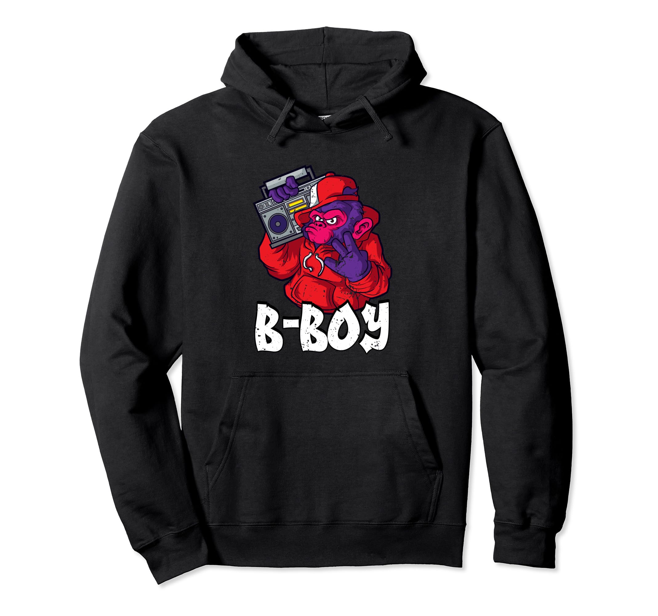 B Hip Hop Boombox Old School Rap Hoodie - Graphic Print Unisex - T-Shirt, Sweatshirt, Hoodie