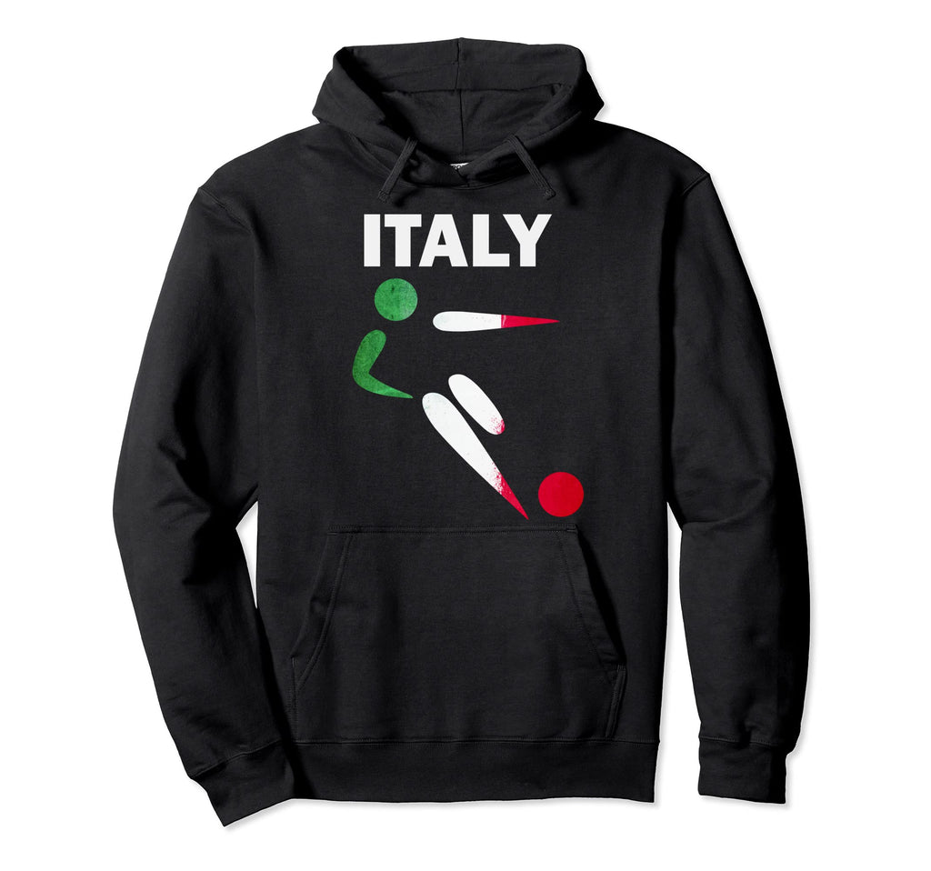 Italy Soccer Fan Italia Flag Jersey Hoodie - Aesthetic Graphic for Adults - T-Shirt, Sweatshirt, Hoodie