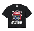 My Favorite Goalie Calls Me Sweatshirt - Casual Everyday Wear for Adults - T-Shirt, Sweatshirt, Hoodie