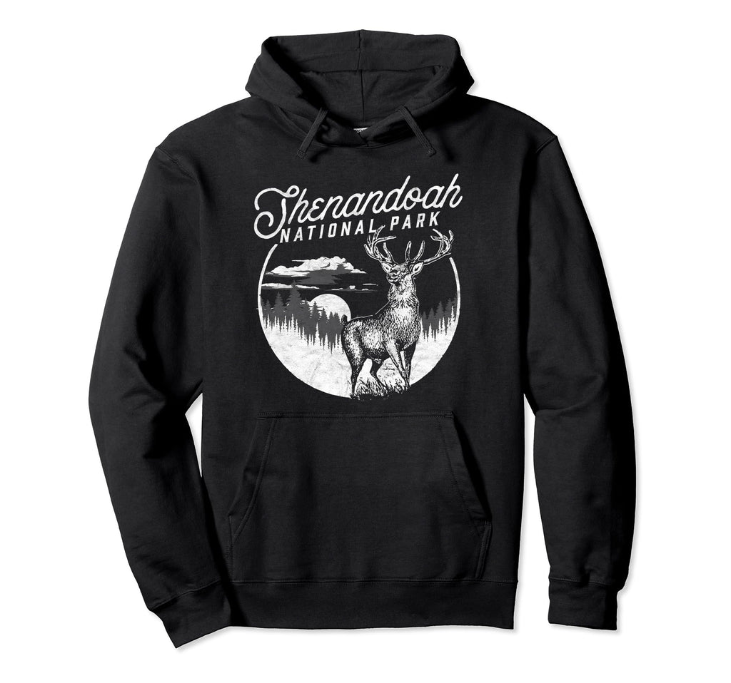 Shenandoah National Park Stag Hoodie - Casual Everyday Wear for Adults - T-Shirt, Sweatshirt, Hoodie