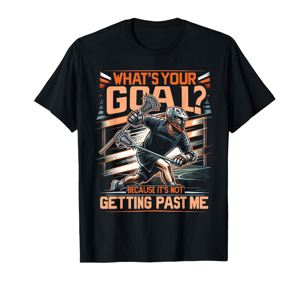 Lacrosse Player Lax Goalie Lacrosse T-Shirt - Custom Art Print for Adults - T-Shirt, Sweatshirt, Hoodie