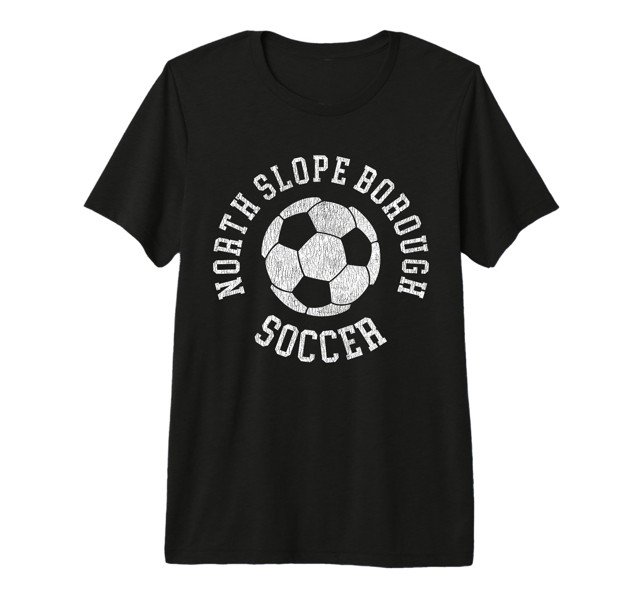 North Slope Borough Soccer Distressed T-Shirt - Streetwear Style Unisex - T-Shirt, Sweatshirt, Hoodie