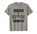 Soccer Mom Life Messy Bun Mothers Day T-Shirt - Aesthetic Graphic Men Women - T-Shirt, Sweatshirt, Hoodie