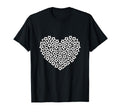 Heart Shaped Soccer Ball Artwork T-Shirt - Trendy Graphic for Adults - T-Shirt, Sweatshirt, Hoodie