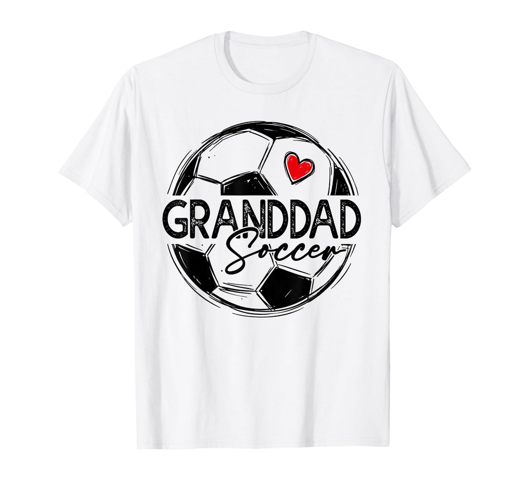 Soccer Granddad Soccer Player Family T-Shirt - Custom Art Print Unisex - T-Shirt, Sweatshirt, Hoodie