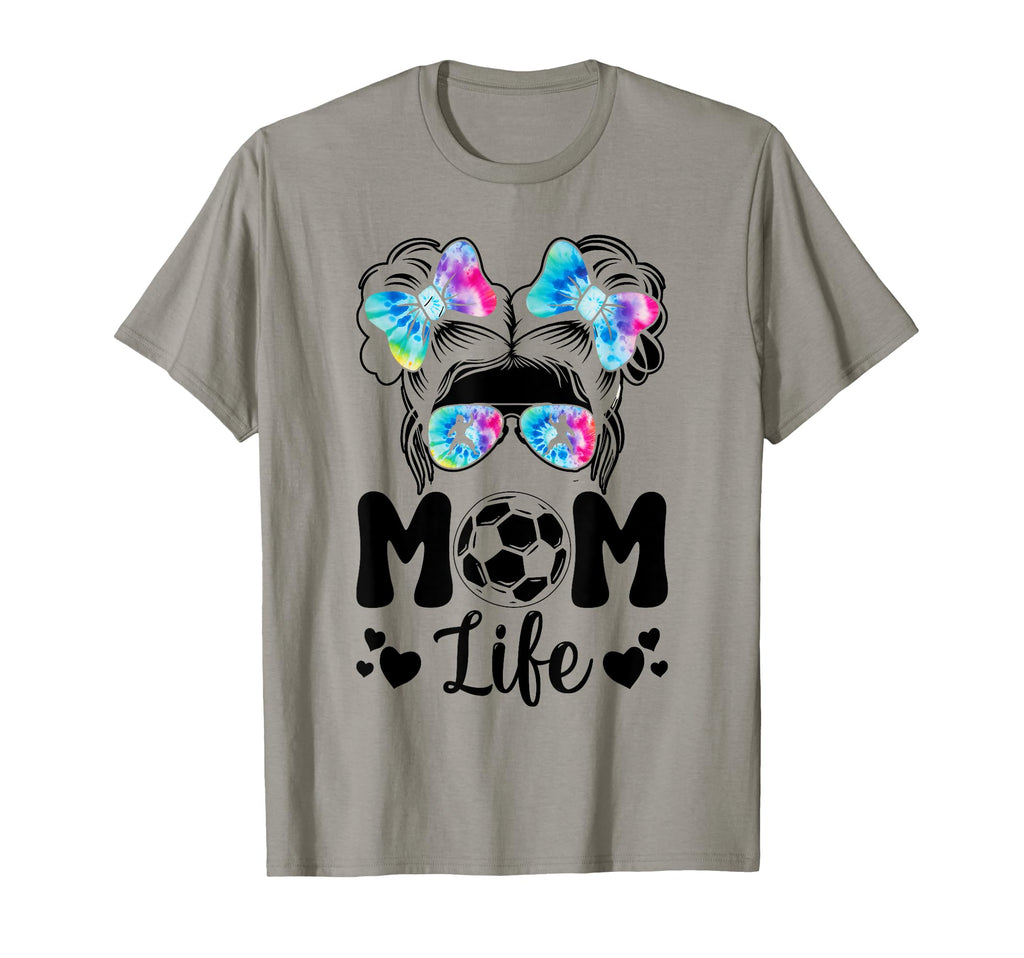 Soccer Karate Mom Life Messy Bun T-Shirt - Fun Novelty Design Unisex - T-Shirt, Sweatshirt, Hoodie
