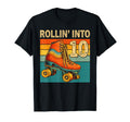 Rolling Into 10 Roller Skating 10Th T-Shirt - Fun Novelty Design Men Women - T-Shirt, Sweatshirt, Hoodie