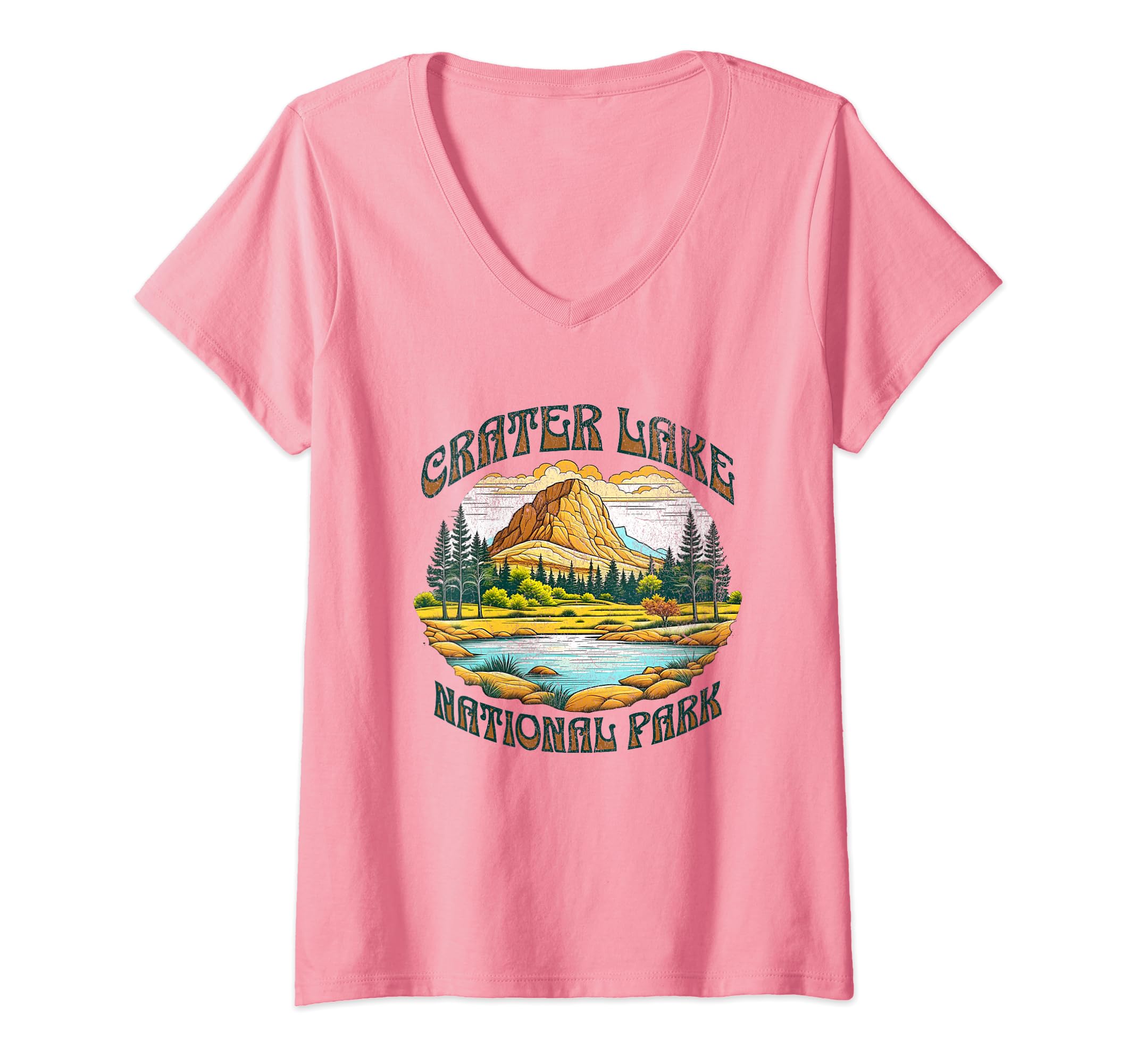 Crater Lake National Park Oregon Usa Hoodie - Minimalist Print Men Women - T-Shirt, Sweatshirt, Hoodie