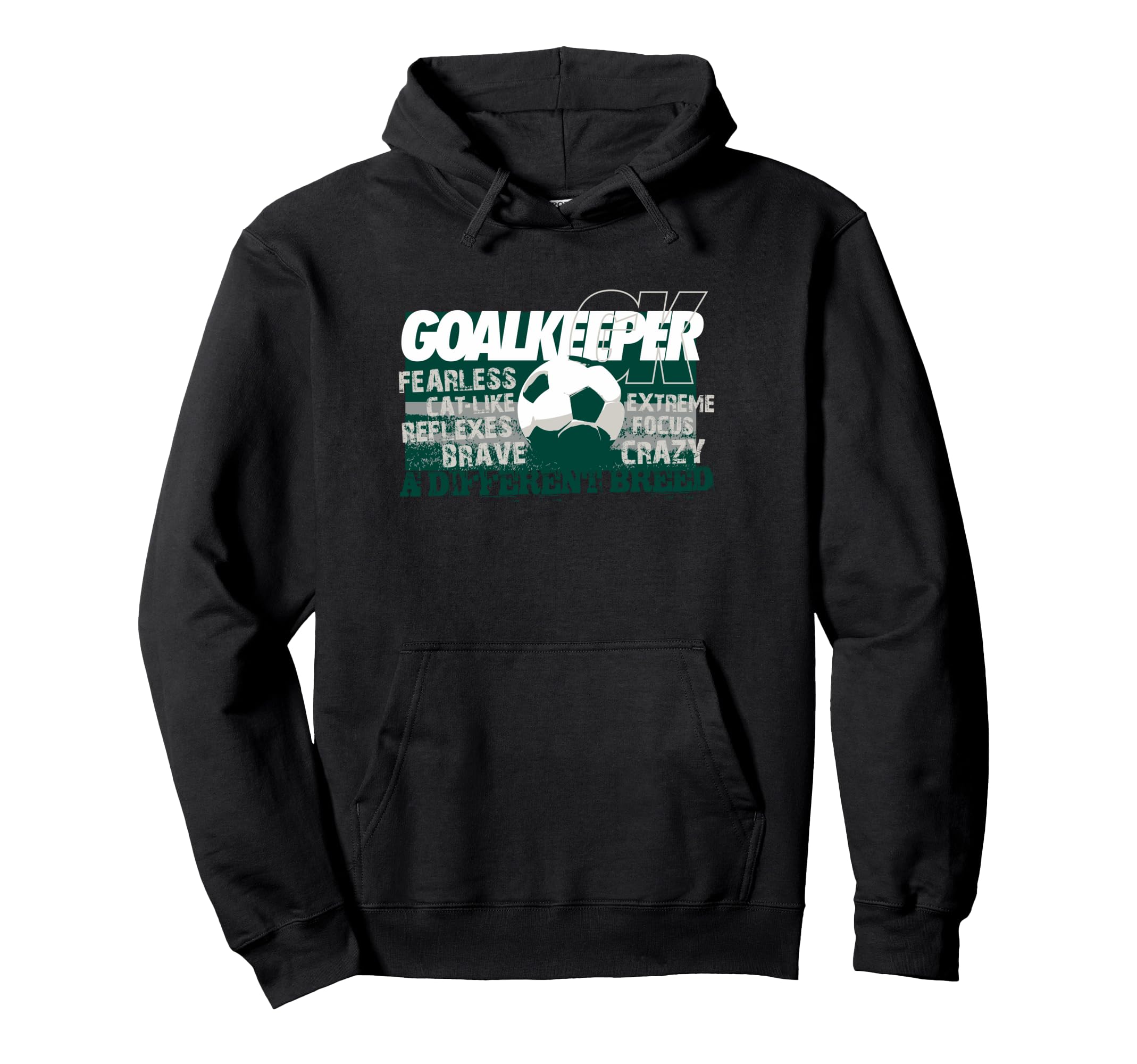Soccer Goalkeeper Different Breed Hoodie - Minimalist Print for Adults - T-Shirt, Sweatshirt, Hoodie