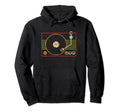 Vinyl Record Player Hoodie - Fun Novelty Design Unisex - T-Shirt, Sweatshirt, Hoodie