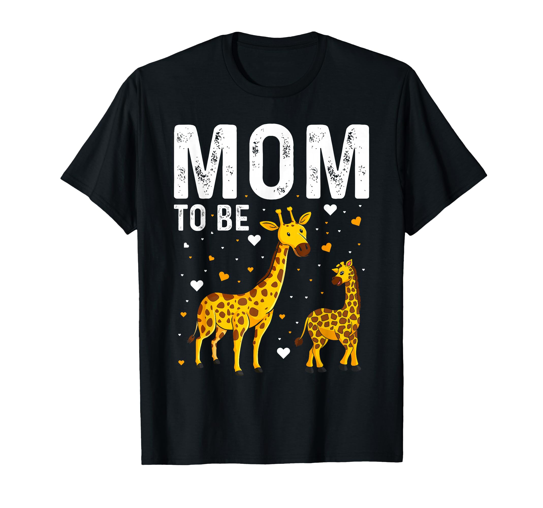 Mom To Be Giraffe Shower T-Shirt - Fun Novelty Design for Adults - T-Shirt, Sweatshirt, Hoodie