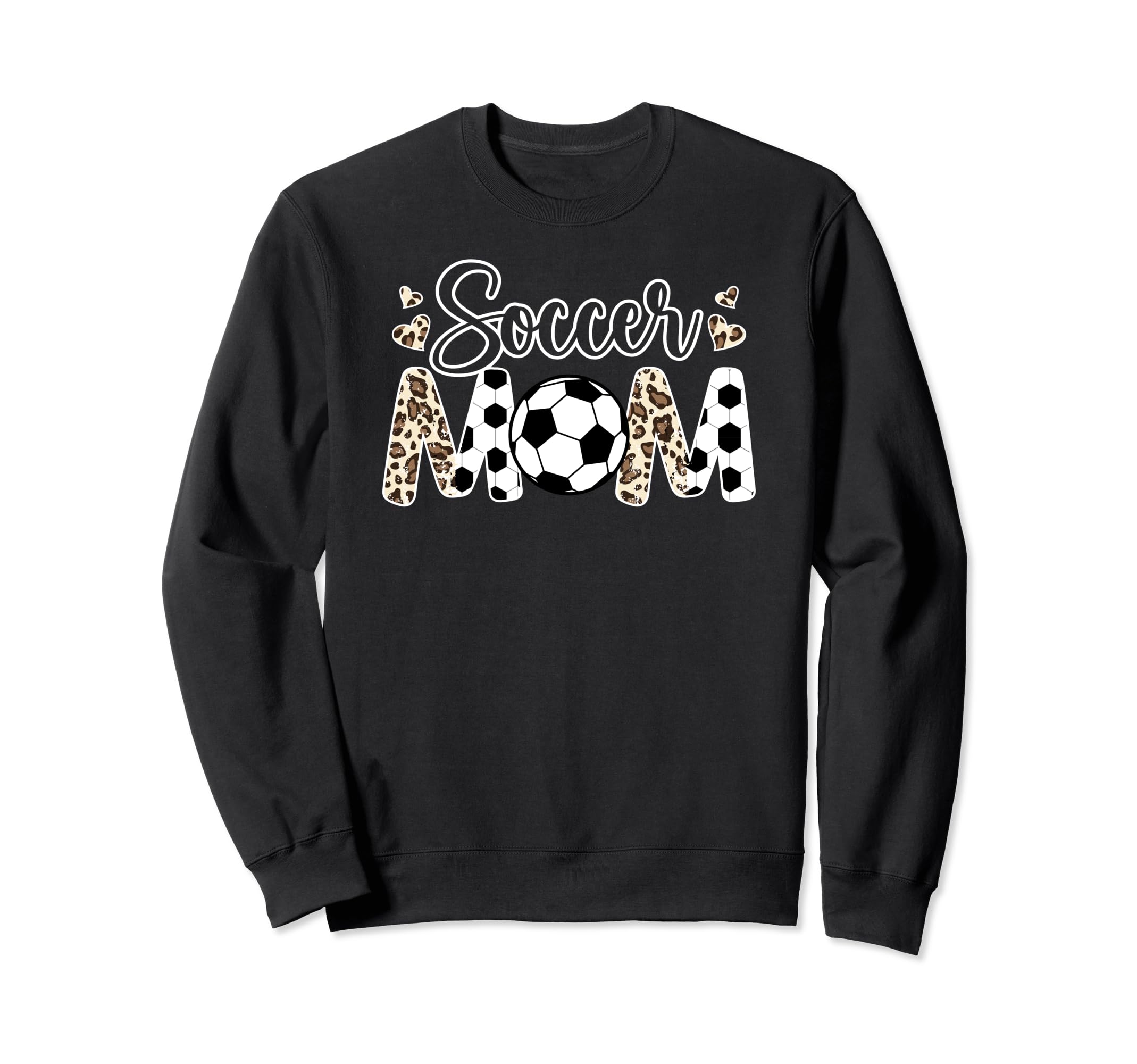 Soccer Mom Leopard Mom Soccer Player Sweatshirt - Custom Art Print Unisex - T-Shirt, Sweatshirt, Hoodie