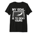 Soccer Goalie Art Gag Soccer Player Tri T-Shirt - Unique Graphic Unisex - T-Shirt, Sweatshirt, Hoodie