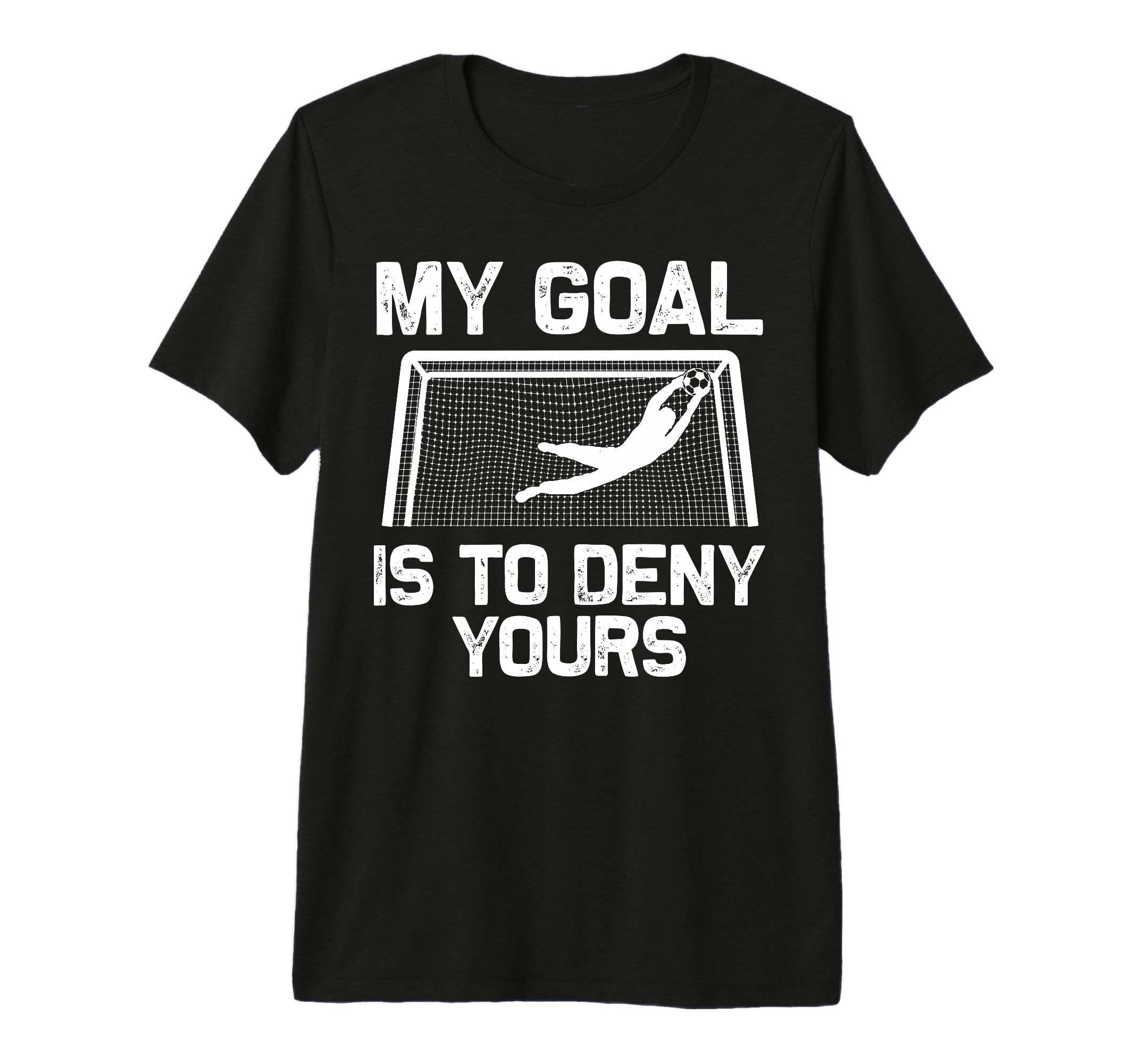 Soccer Goalie Art Gag Soccer Player Tri T-Shirt - Unique Graphic Unisex - T-Shirt, Sweatshirt, Hoodie