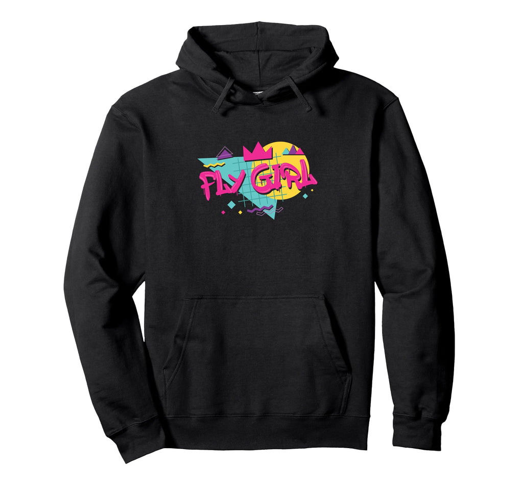 Urban Graffiti Fly 80S 90S Old Hoodie - Fun Novelty Design for Adults - T-Shirt, Sweatshirt, Hoodie