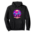 Rollerskate Vibes 1980S Synthwave Beach Hoodie - Custom Art Print Unisex - T-Shirt, Sweatshirt, Hoodie