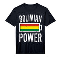 Bolivia Flag Bolivian Power Battery T-Shirt - Fun Novelty Design Men Women - T-Shirt, Sweatshirt, Hoodie