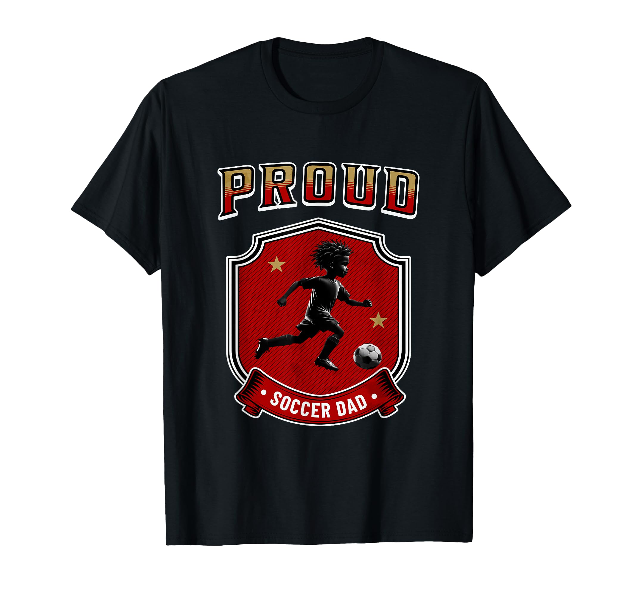 Proud Dad Soccer Player Soccer Dad T-Shirt - Unique Graphic Men Women - T-Shirt, Sweatshirt, Hoodie