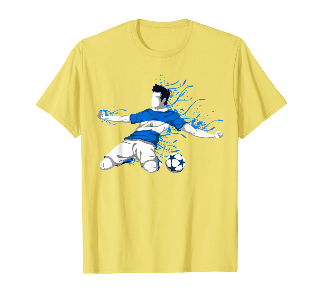 Nicaragua Soccer Nicaraguan National T-Shirt - Minimalist Print for Adults - T-Shirt, Sweatshirt, Hoodie