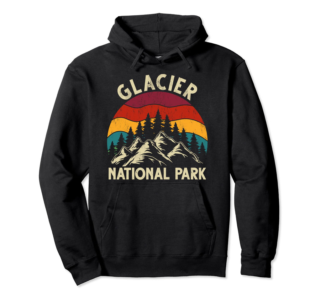 Glacier National Park Hoodie - Novelty Apparel Unisex - T-Shirt, Sweatshirt, Hoodie