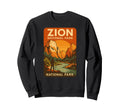 Zion National Park Sandstone Cliffs Sweatshirt - Trendy Graphic Men Women - T-Shirt, Sweatshirt, Hoodie