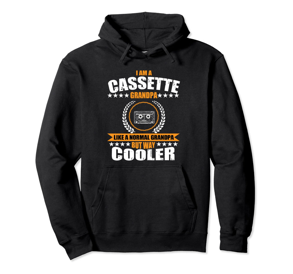 Funny Cassette Grandpa Cassettes Hoodie - Custom Art Print for Adults - T-Shirt, Sweatshirt, Hoodie