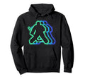 Hockey Goalkeeper Silhouettes Ice Hoodie - Custom Art Print Men Women - T-Shirt, Sweatshirt, Hoodie