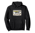 1970 Mixtape Distressed Cassette Tape Hoodie - Novelty Apparel Unisex - T-Shirt, Sweatshirt, Hoodie