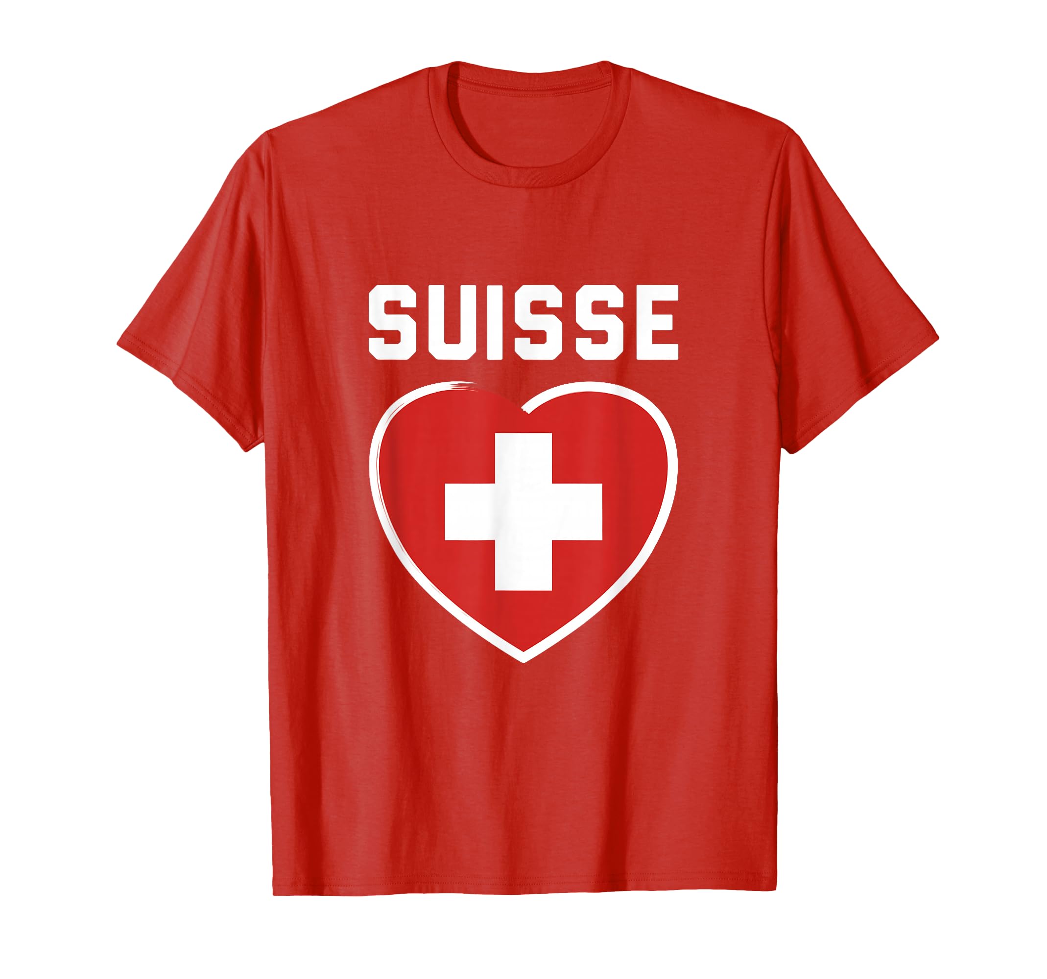Suisse Switzerland Soccer Football Flag T-Shirt - Graphic Print Men Women - T-Shirt, Sweatshirt, Hoodie